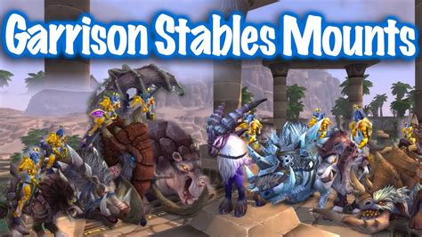 garrison stables mounts.